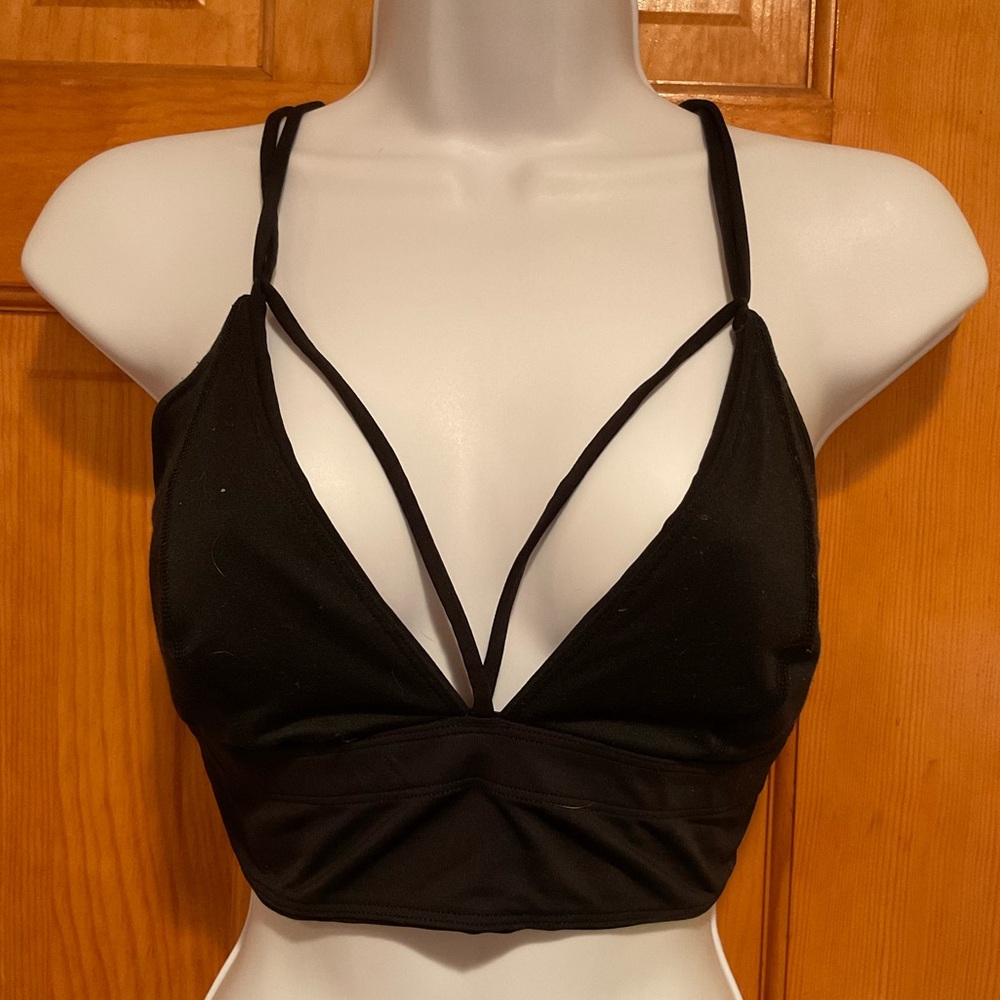 Lululemon | Black Strappy Bralette - Size 12